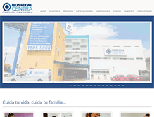 Tablet Screenshot of centrahospital.com